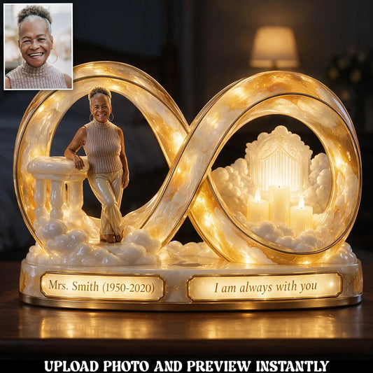 Cadeau commémoratif personnalisé, un bel objet pour honorer un être cher - Lampe de nuit LED acrylique personnalisée