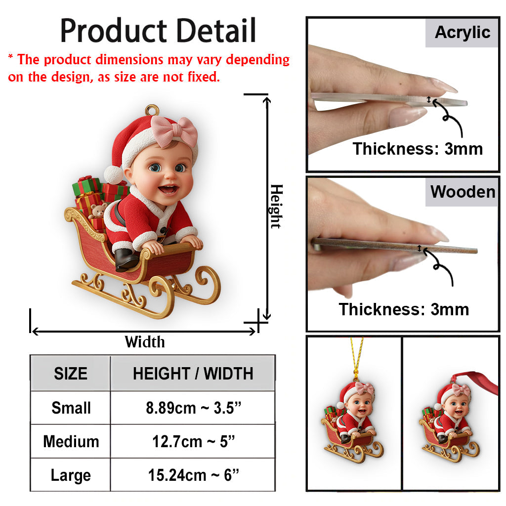 Adorable cadeau pour enfant - Ornement personnalisé pour enfant