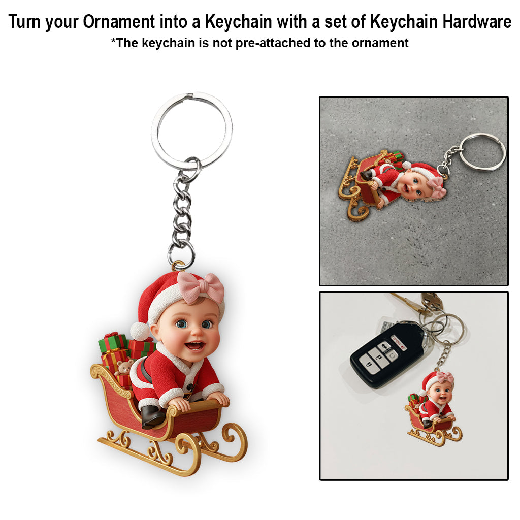 Adorable cadeau pour enfant - Ornement personnalisé pour enfant