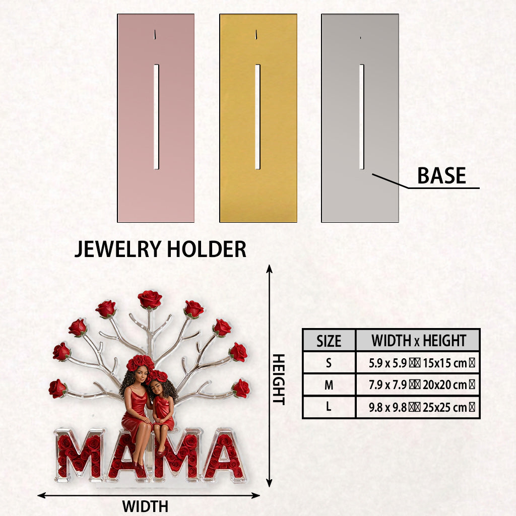 Cadeau Unique pour la Fête des Mères - Support à Bijoux Personnalisé