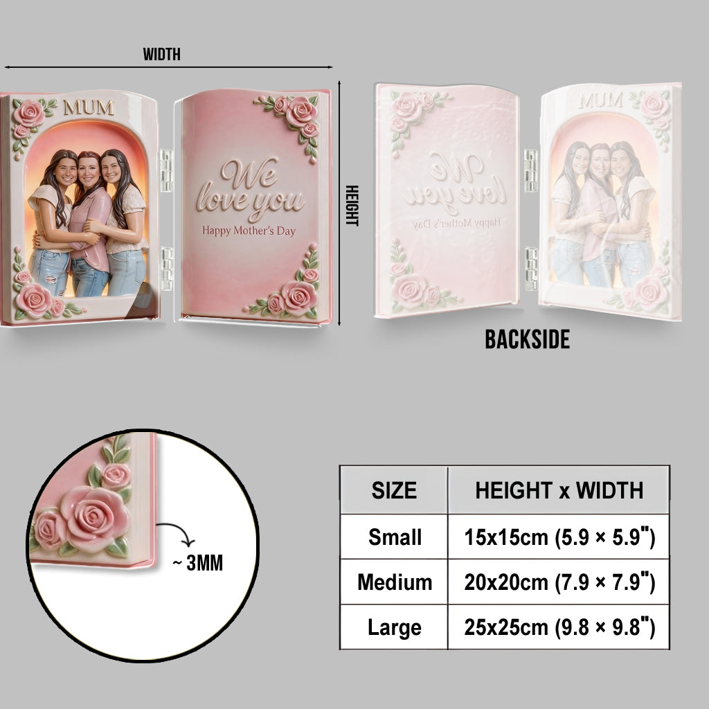 Custom Any Photo Perfect Gift For Mom, Grandma - Personalized Mother Acrylic Diptych