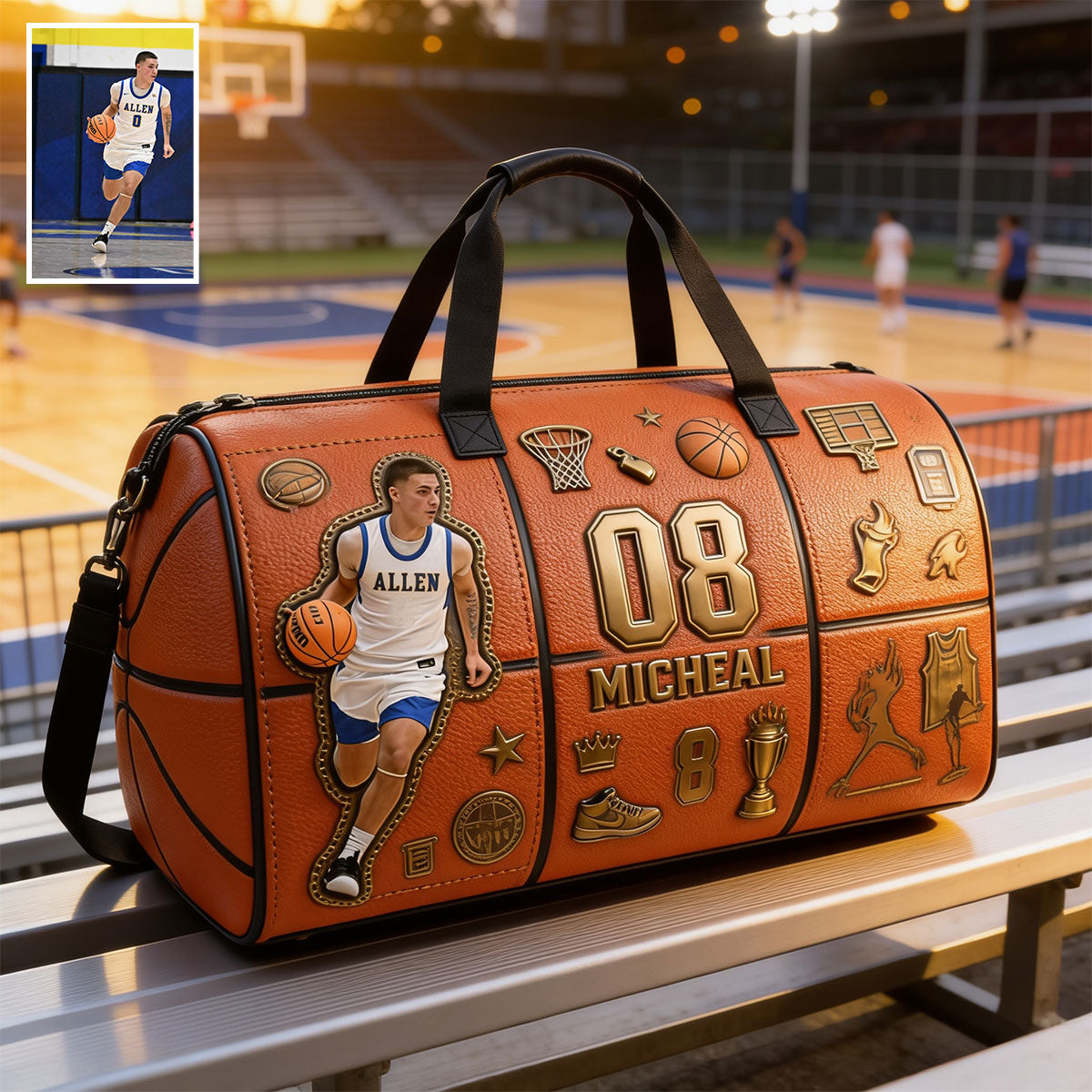 Joueur de Basketball - Sac de Sport Personnalisé