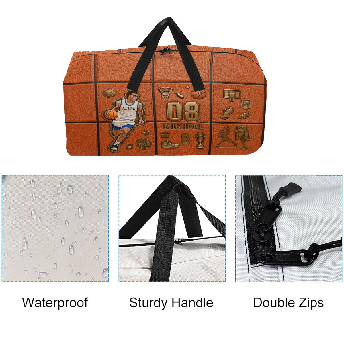 Joueur de Basketball - Sac de Sport Personnalisé