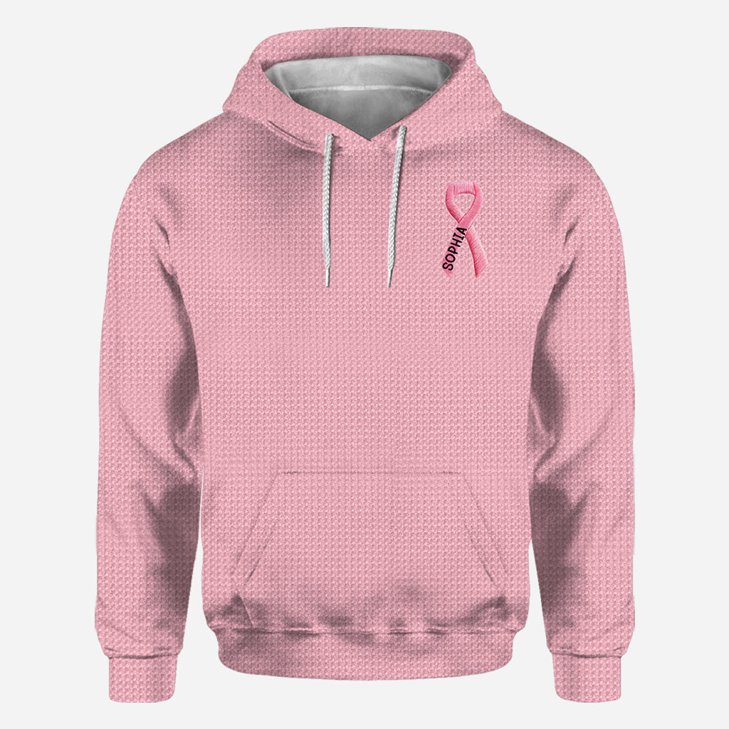 Pink Ribbon - Personalized Breast Cancer Awareness All Over Shirt