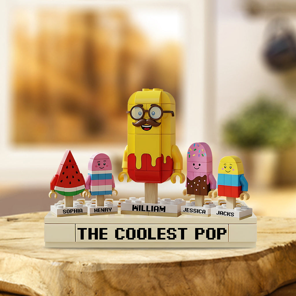 The Coolest Pop - Personalized Grandpa Custom Shaped Acrylic Plaque