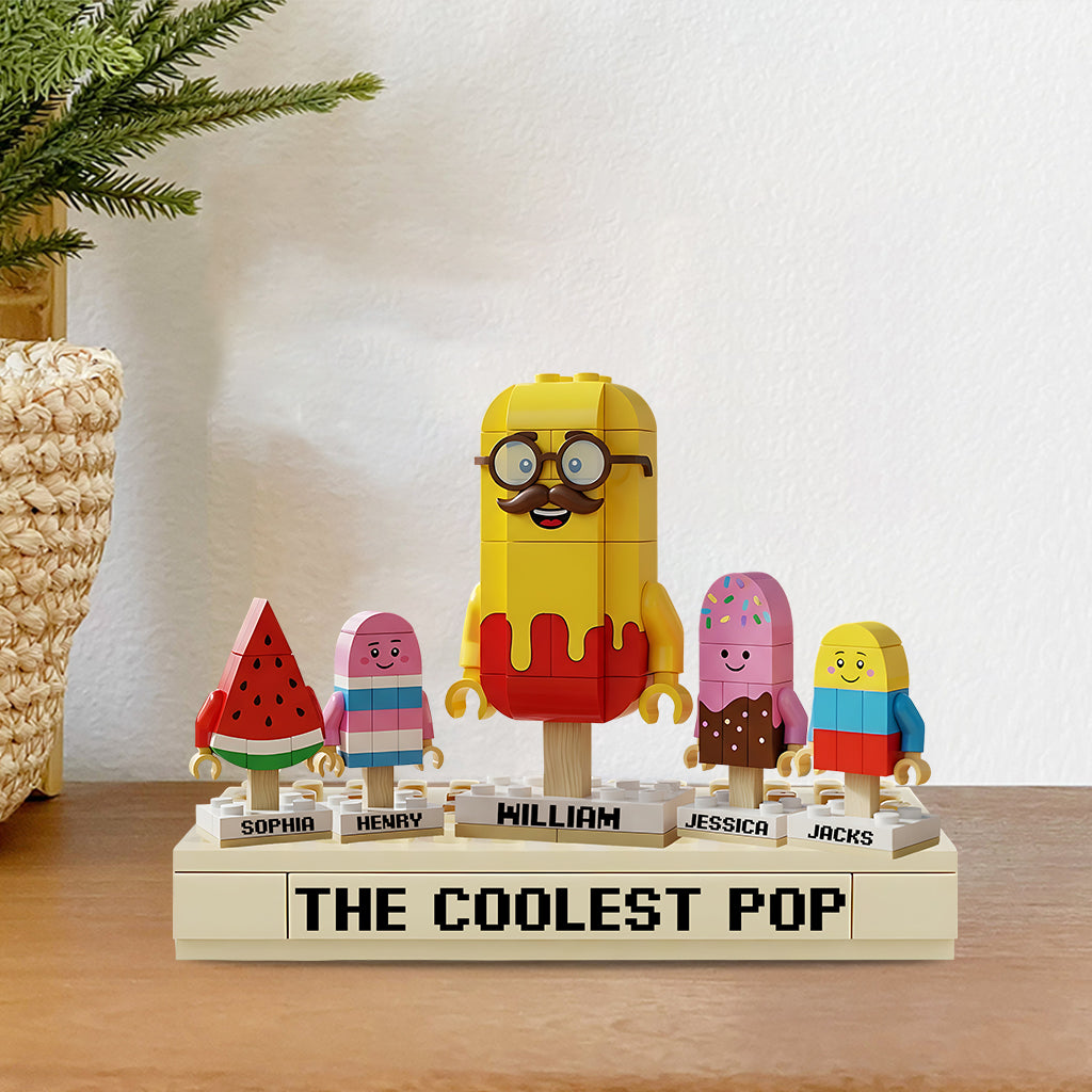 The Coolest Pop - Personalized Grandpa Custom Shaped Acrylic Plaque