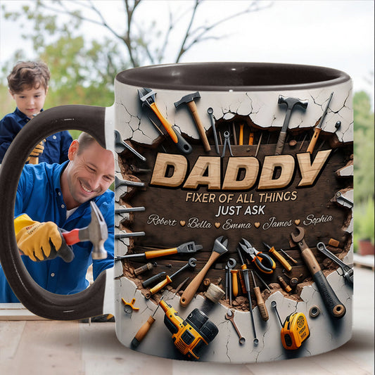 Meilleur papa du monde - Mug personnalisé « Papa idéal »