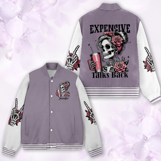 Veste universitaire personnalisée à motif crâne cool