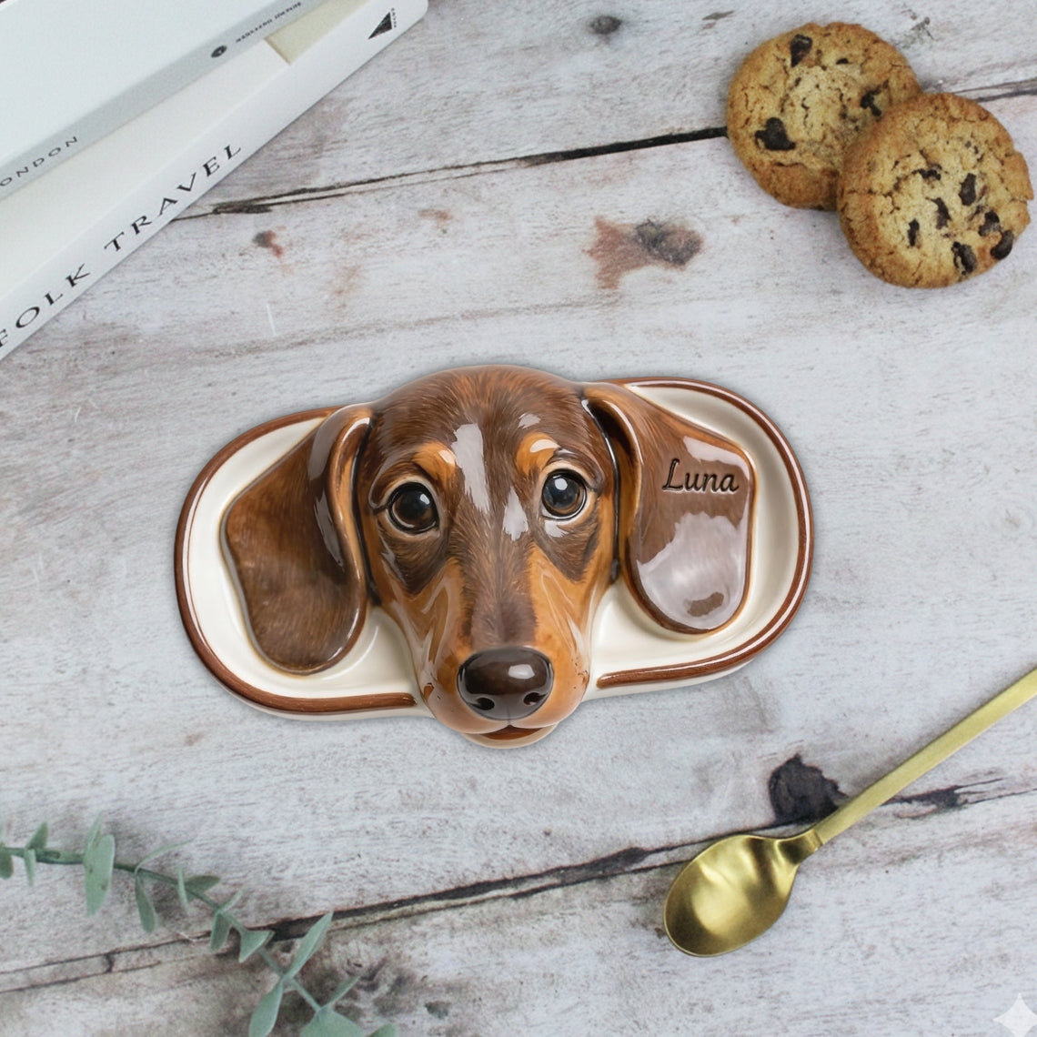 Dog Eyeglasses Holder - Personalized Dog Catch-All Tray