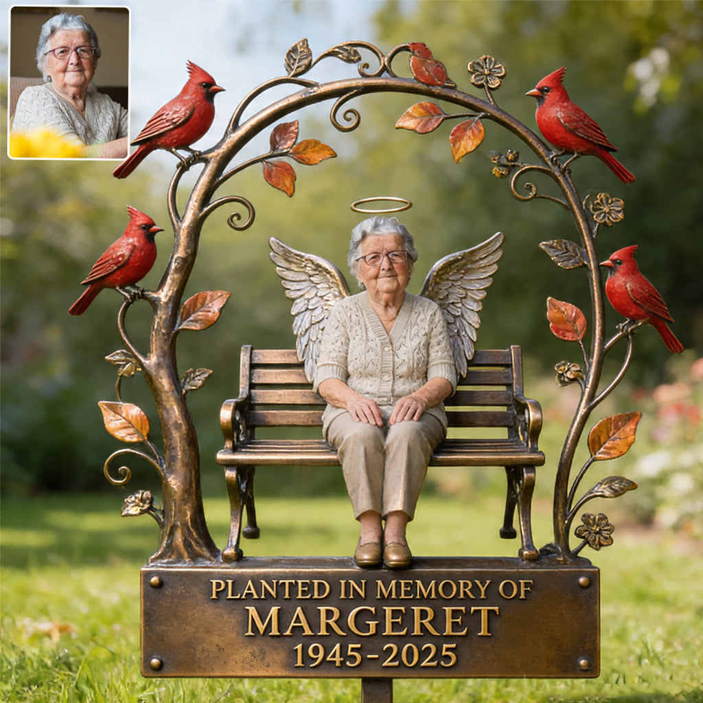 Plantez en mémoire - Panneau de jardin commémoratif personnalisé en acrylique