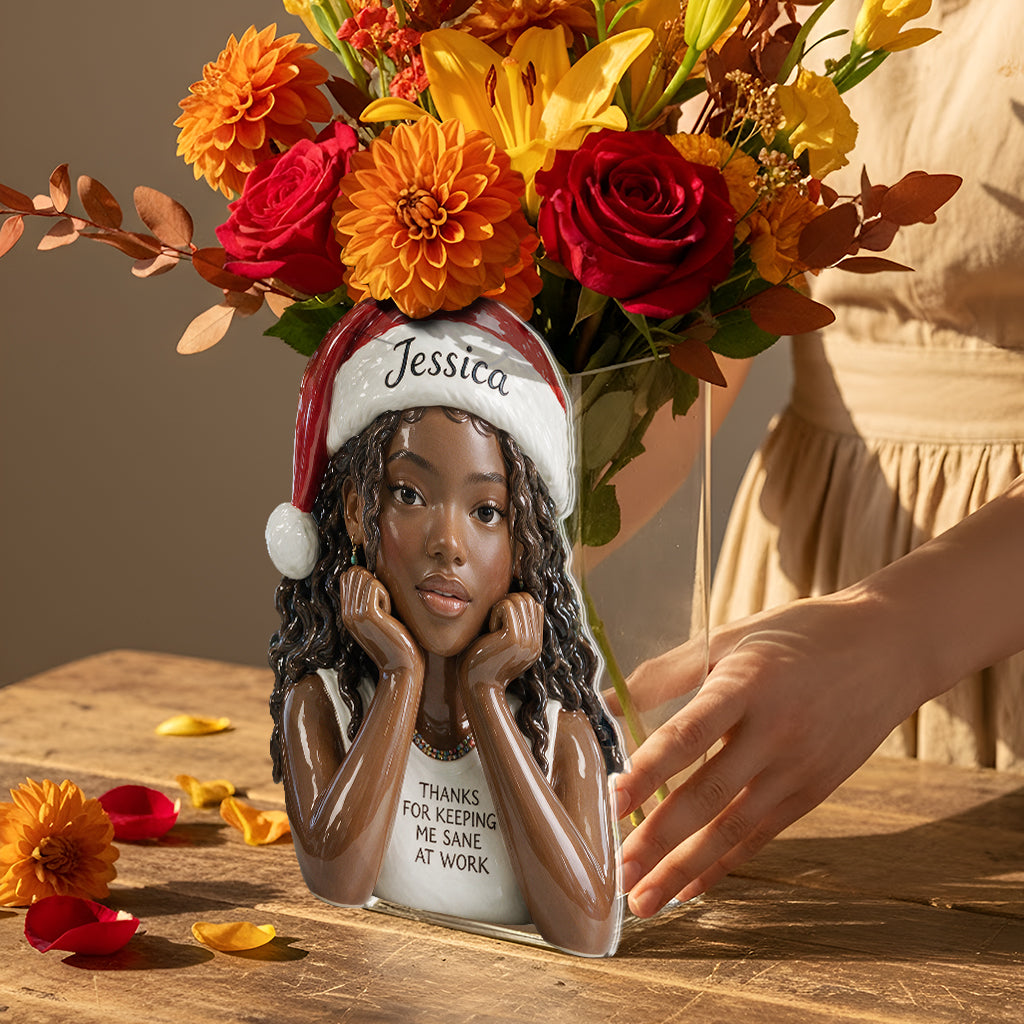 Custom From Any Photo - Personalized Colleague Acrylic Pot