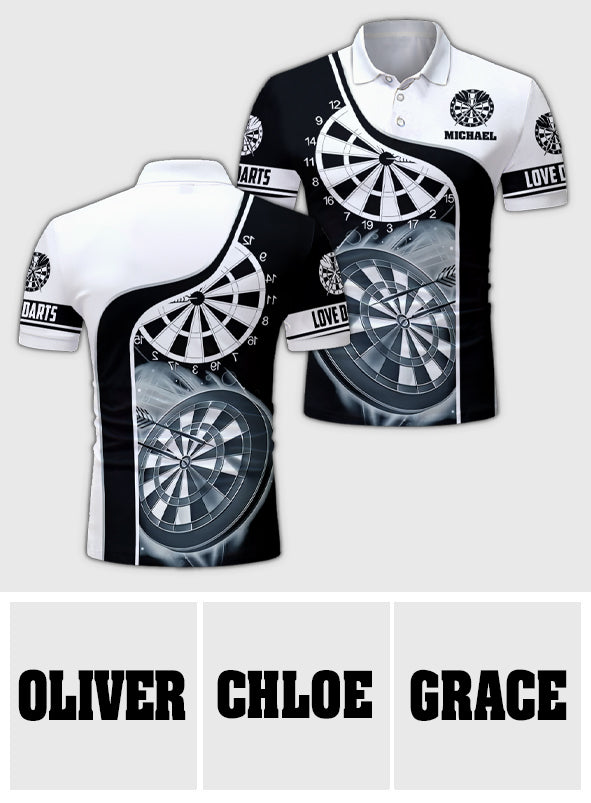 Love Darts - Personalized Polo Shirt
