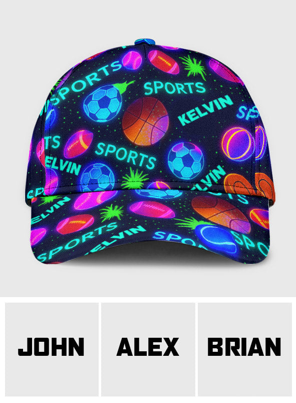 Cadeau sportif pour enfants et adolescents - Casquette classique personnalisée pour enfants