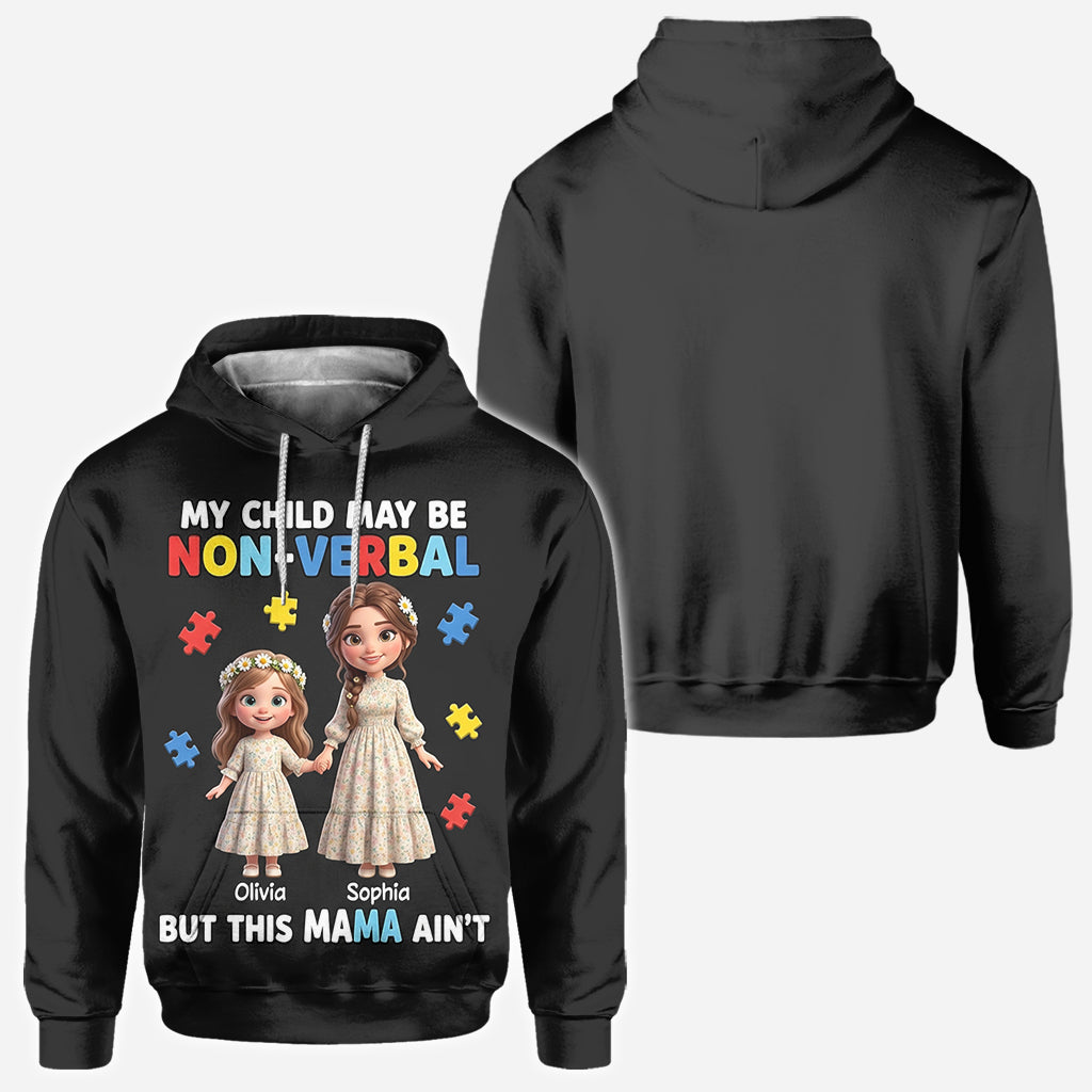 Proud Autism Mom - Personalized Autism Awareness All Over Shirt