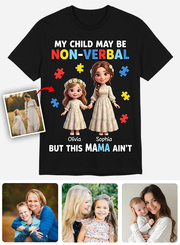 Proud Autism Mom - Personalized Autism Awareness All Over Shirt