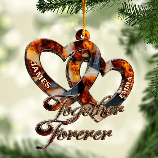 Together Forever - Personalized Couple Ornament
