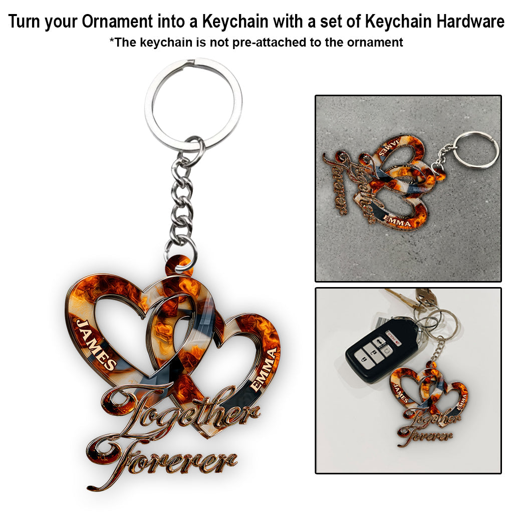 Together Forever - Personalized Couple Ornament