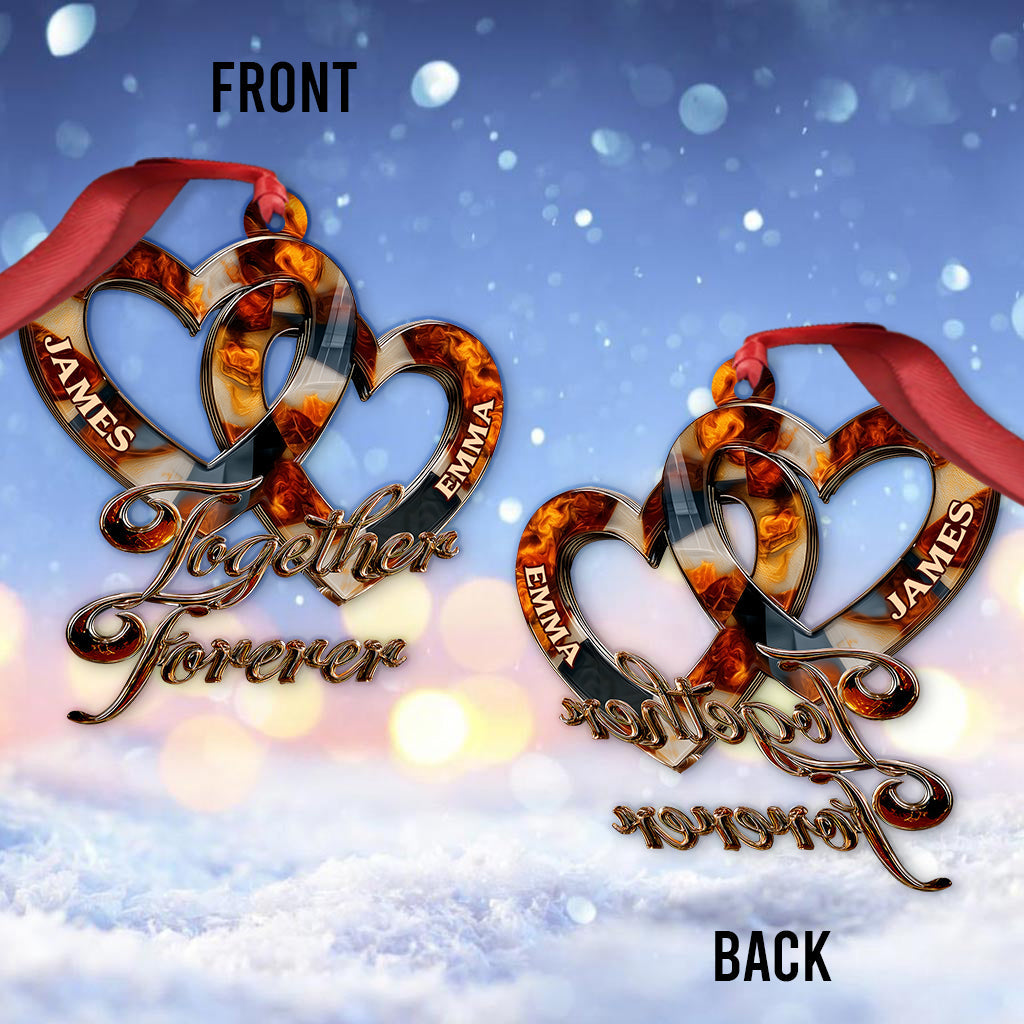 Together Forever - Personalized Couple Ornament