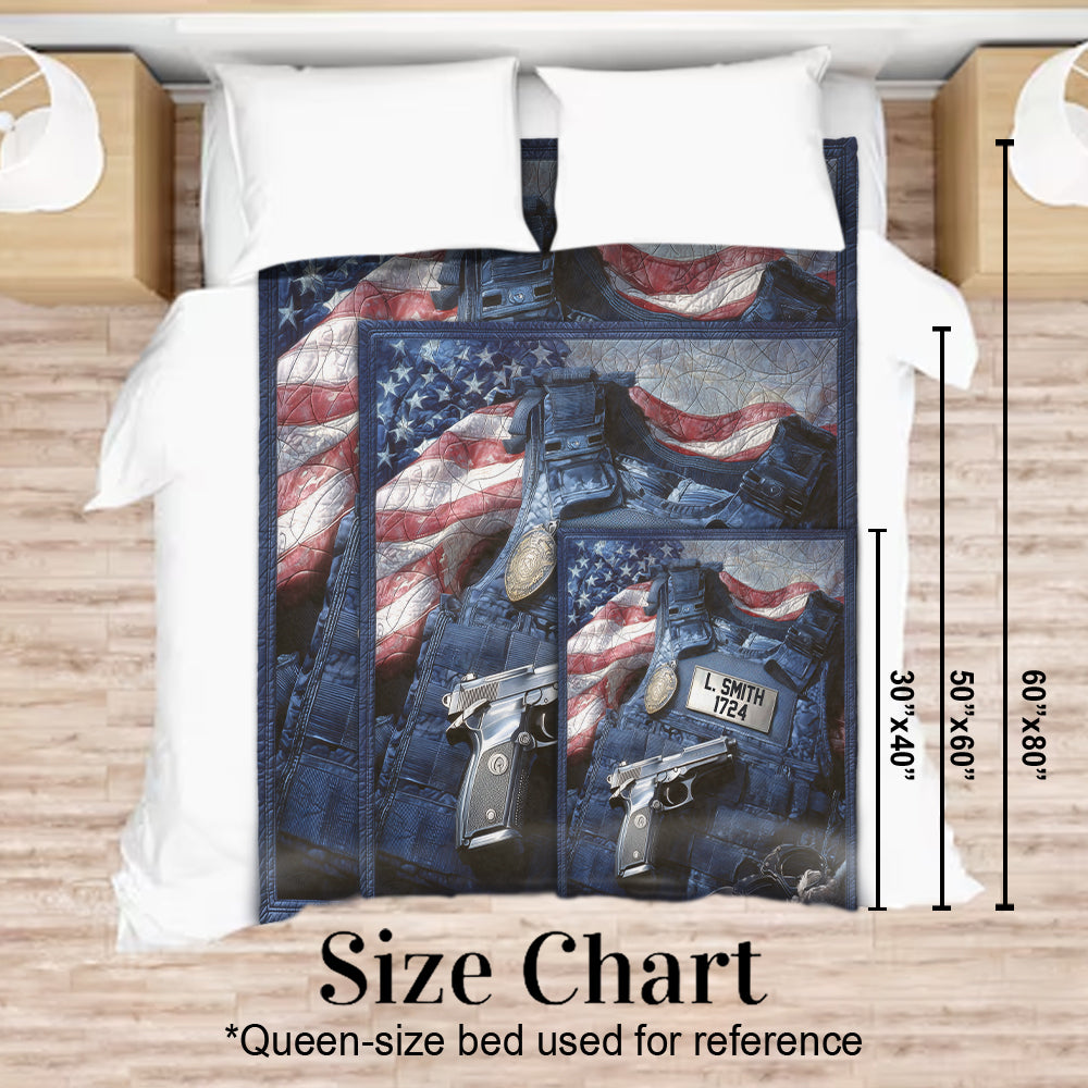 Servir et protéger - Couverture personnalisée pour policiers