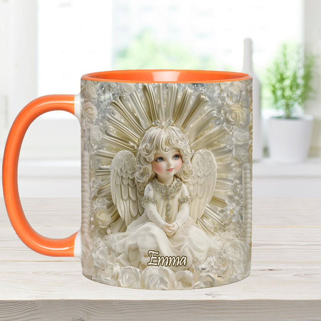Beautiful Angel - Personalized Christian Accent Mug