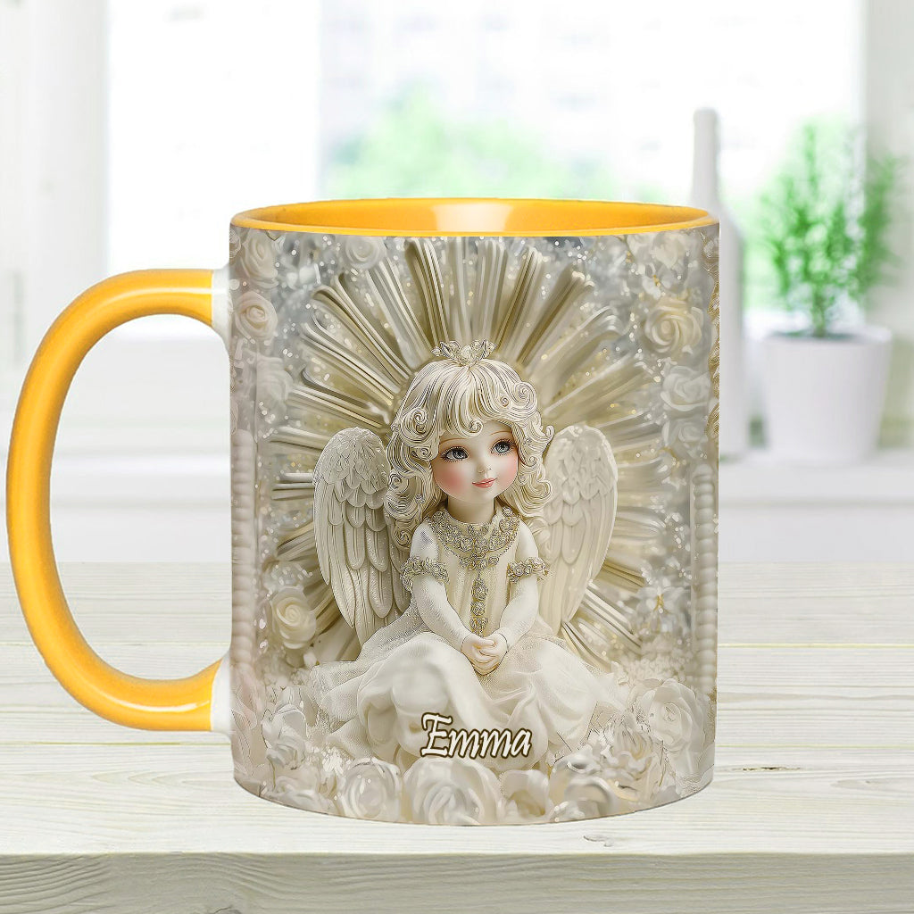 Beautiful Angel - Personalized Christian Accent Mug
