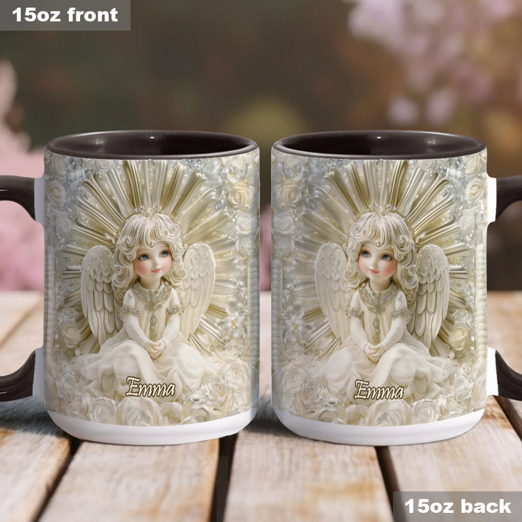 Beautiful Angel - Personalized Christian Accent Mug