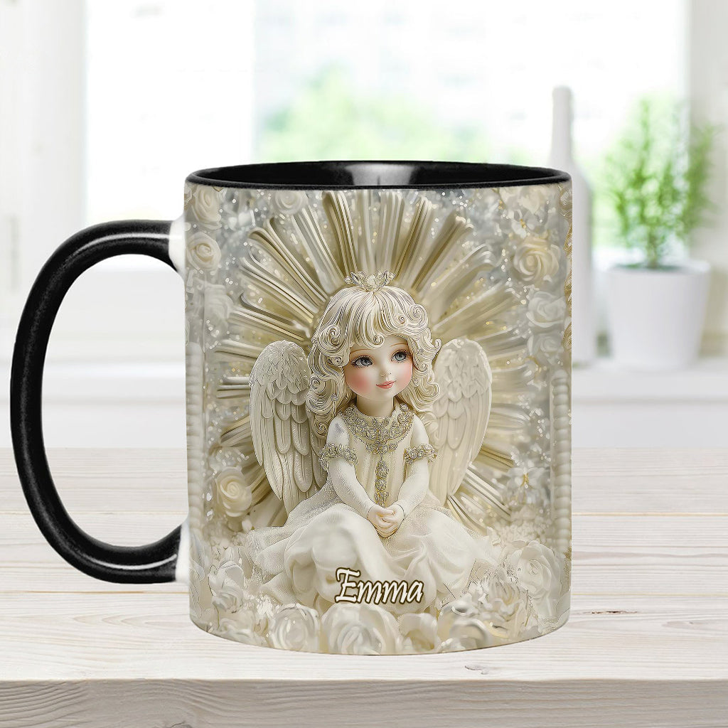 Beautiful Angel - Personalized Christian Accent Mug