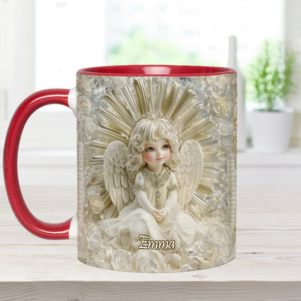 Beautiful Angel - Personalized Christian Accent Mug