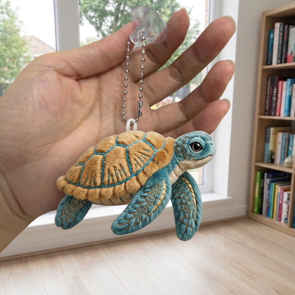 Sac Set Tortue de Mer Avec Charme - Sac Tote Matelassé Personnalisé Avec Charme Doux