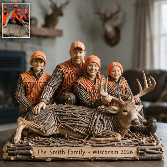 Deer Hunter - Personalized Hunting 2-Side Printed Acrylic Plaque