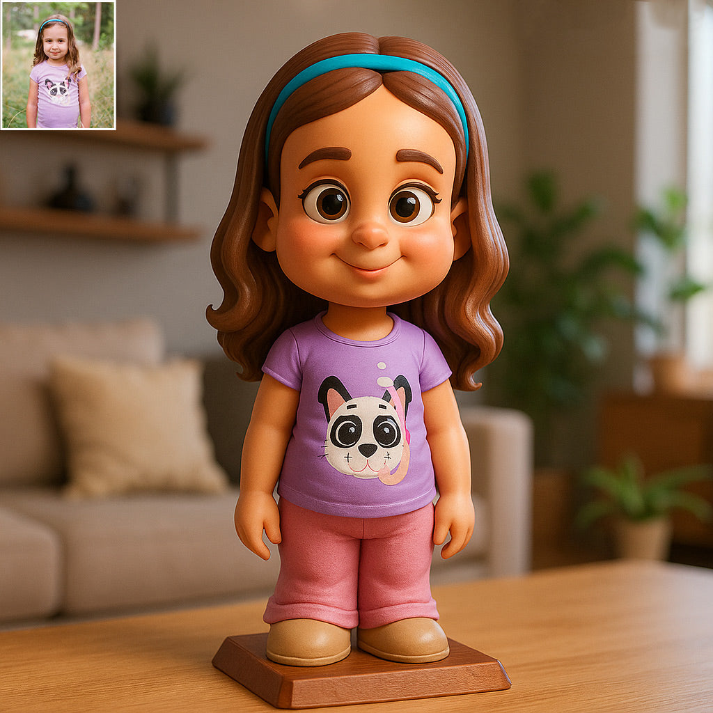 Plaque acrylique personnalisée pour enfant, motif mascotte exagérée et humoristique - Cadeau amusant