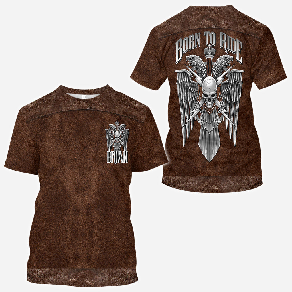 Passionné de moto - T-shirt personnalisé intégral style motocross