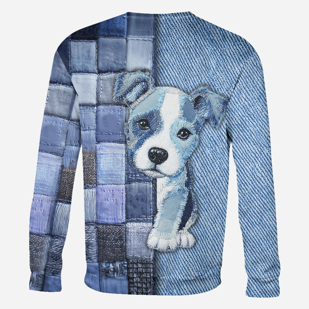 Love Pitbull - Personalized Dog All Over Shirt