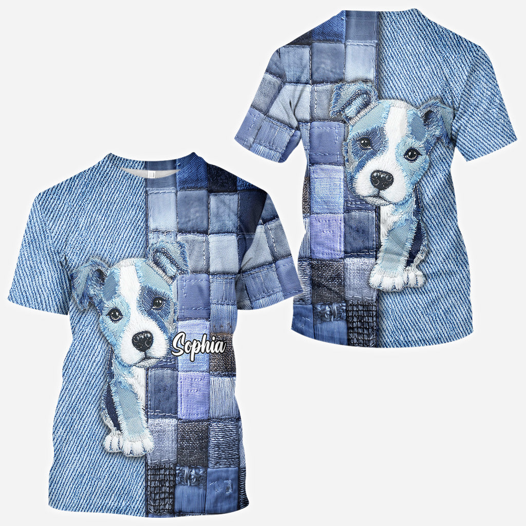 Love Pitbull - Personalized Dog All Over Shirt