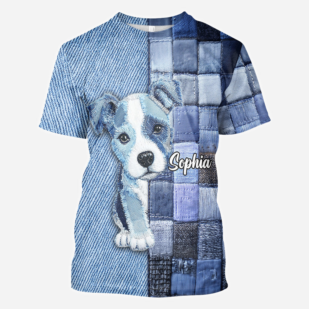 Love Pitbull - Personalized Dog All Over Shirt