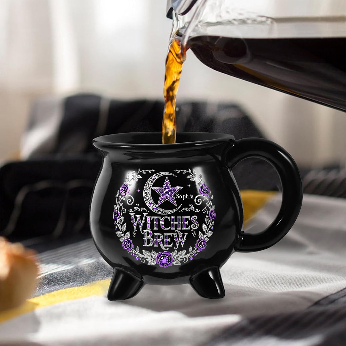Potion de sorcière - Mug Chaudron de sorcière personnalisé