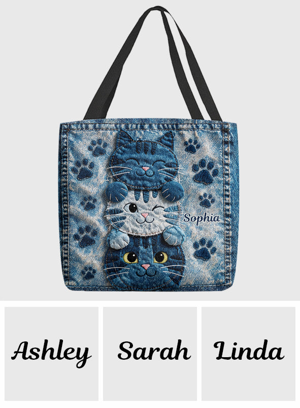 Amour des Chats - Sac Tote Personnalisé