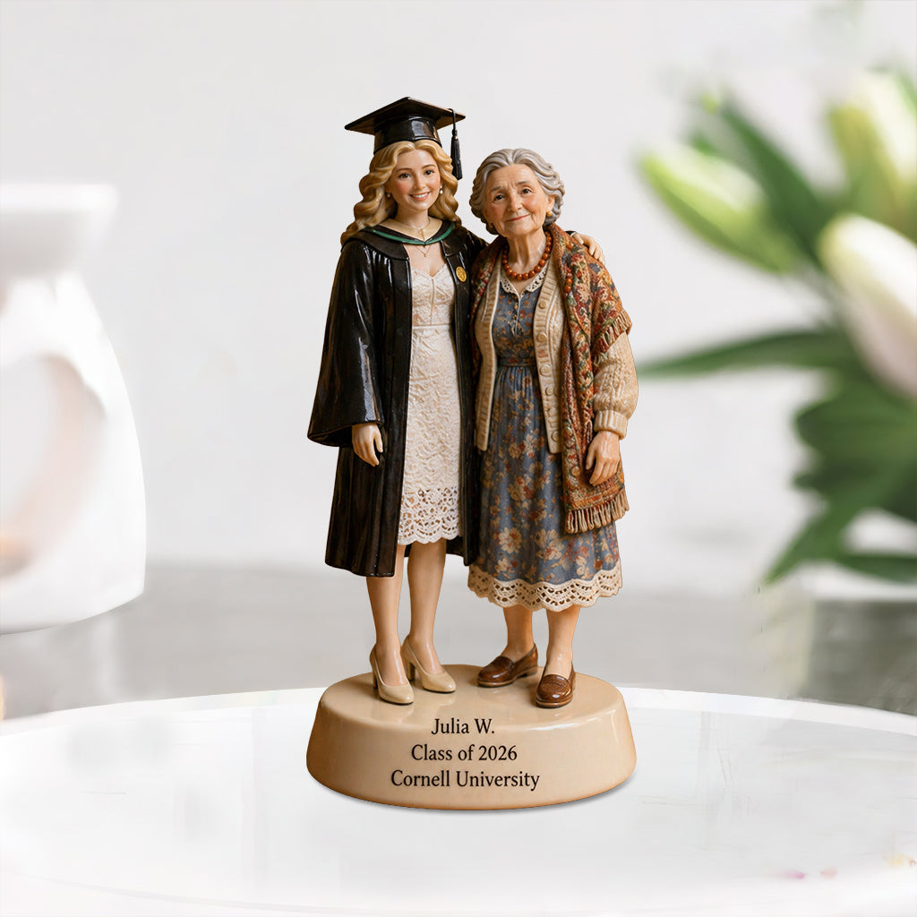 Votre Jour de Remise de Diplôme - À Vos Côtés à Chaque Étape - Plaque Acrylique Personnalisée