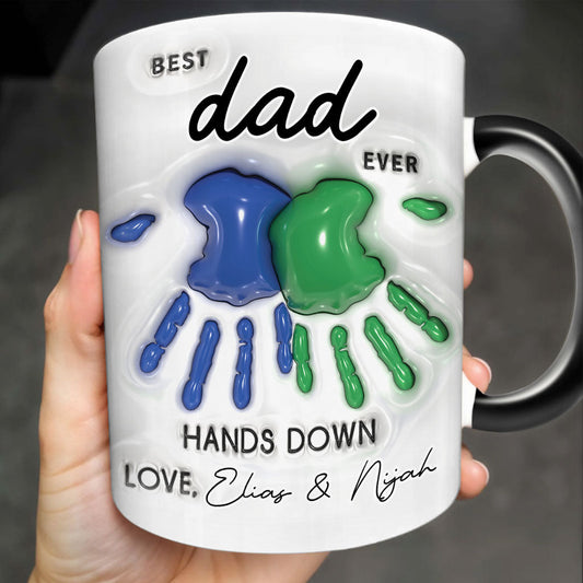Meilleur papa du monde, sans conteste ! – Mug personnalisé pour papa