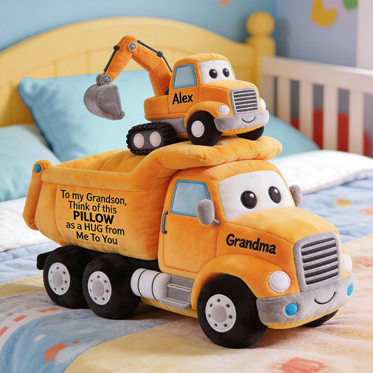 Cadeaux pour enfants - Oreiller personnalisé en fausse fourrure pour enfant