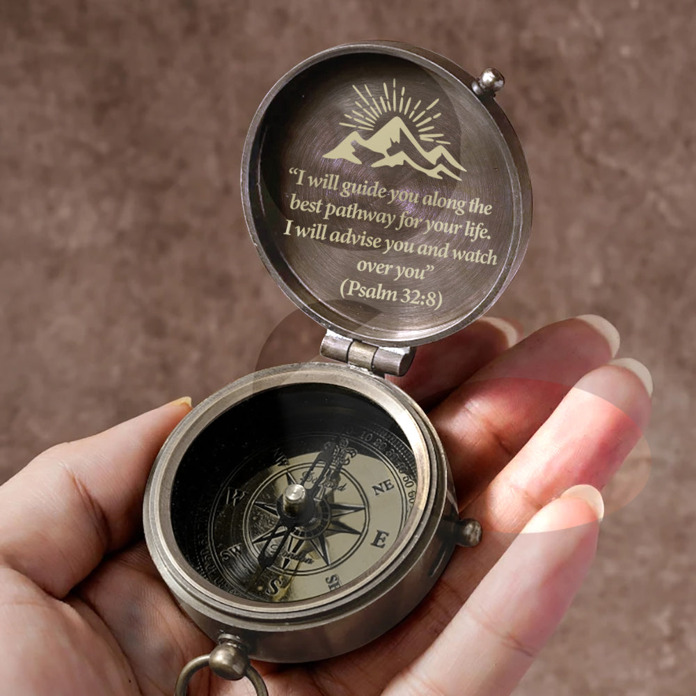 May Your Faith Always Guide You - Personalized Christian Compass