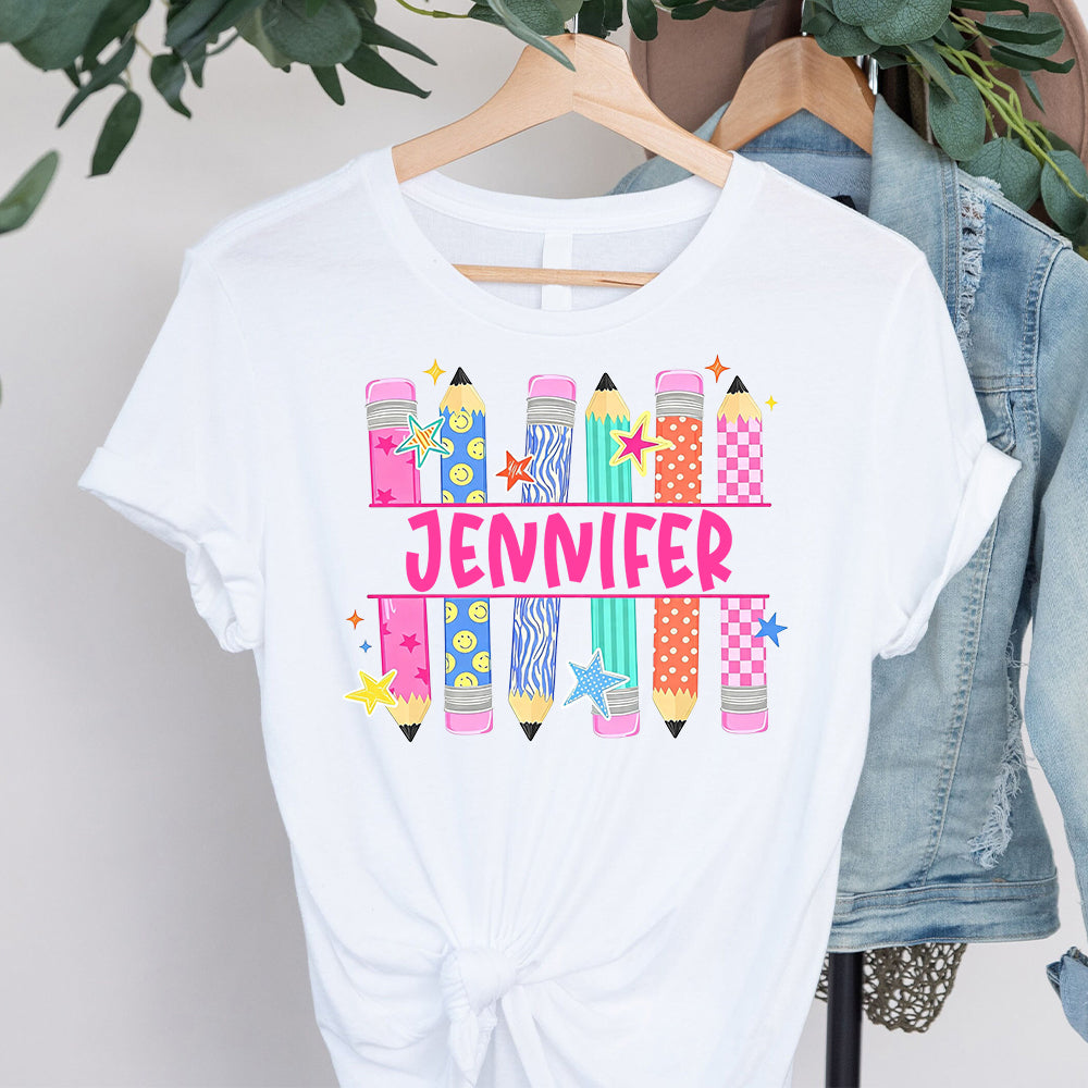 Back To School, Teacher Gift Idea - Personalized Teacher T-shirt And Hoodie