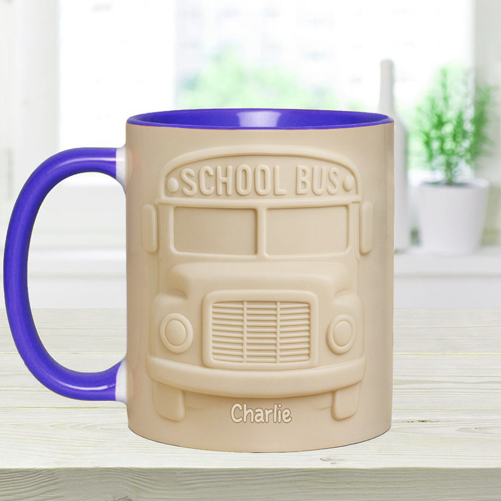 Mug personnalisé pour chauffeur de bus scolaire