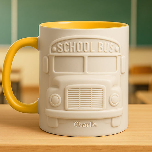 Mug personnalisé pour chauffeur de bus scolaire
