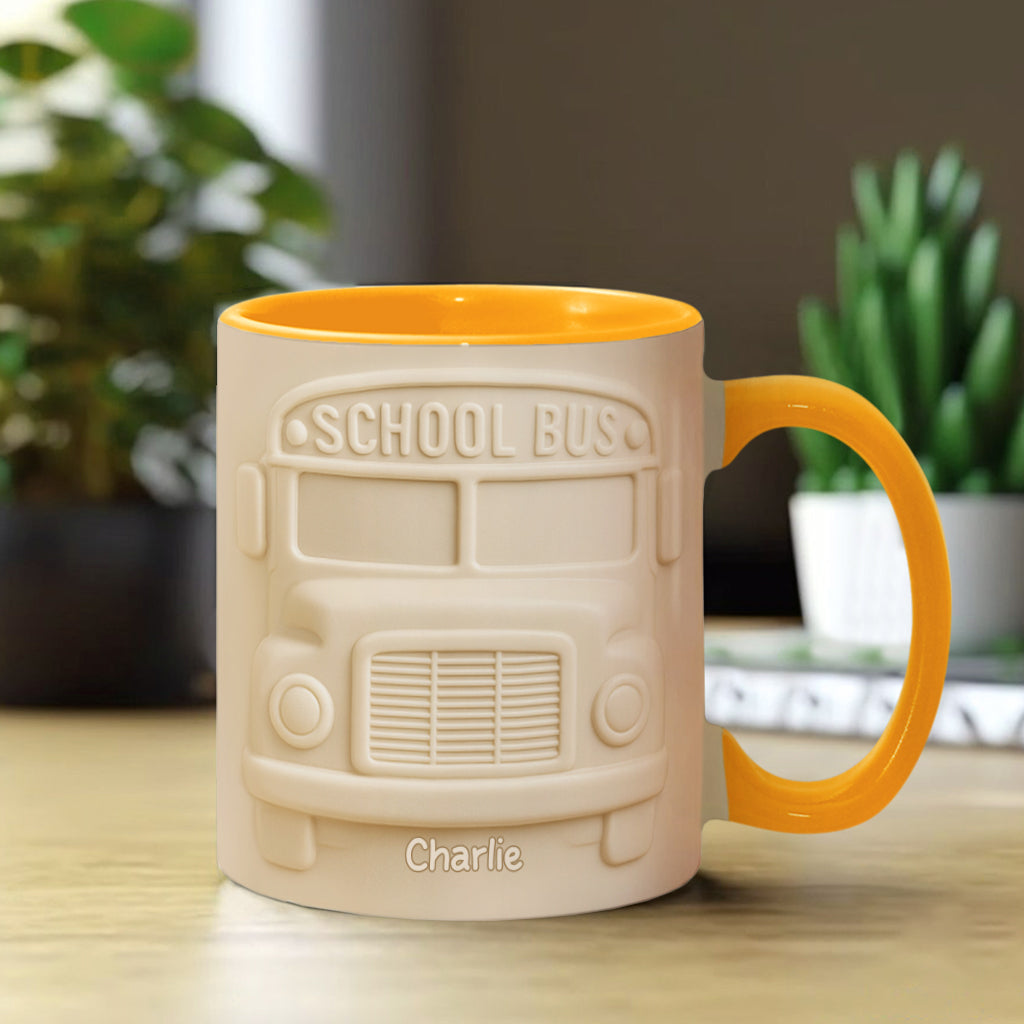 Mug personnalisé pour chauffeur de bus scolaire