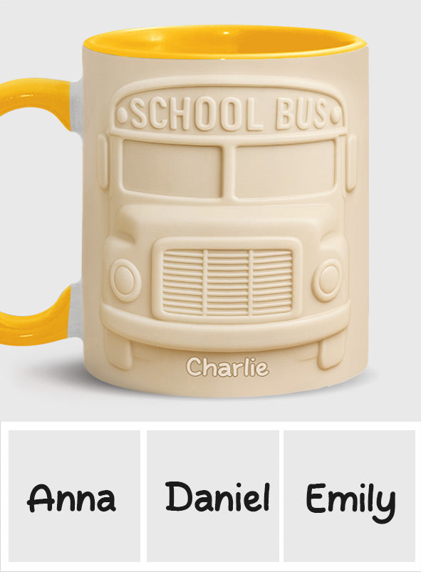 Mug personnalisé pour chauffeur de bus scolaire