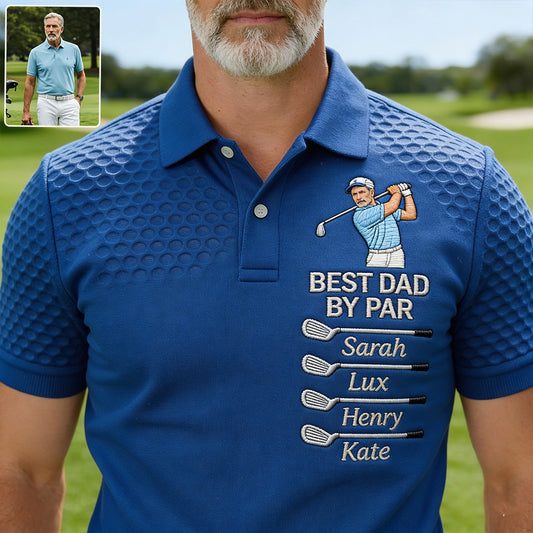 Meilleur Papa de Tous les Temps - Polo de Golf Personnalisé