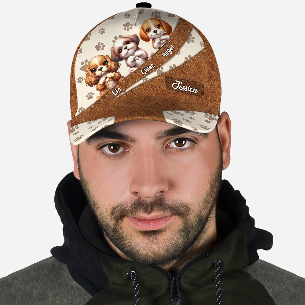 Cute Lovely Dogs - Personalized Dog Classic Cap