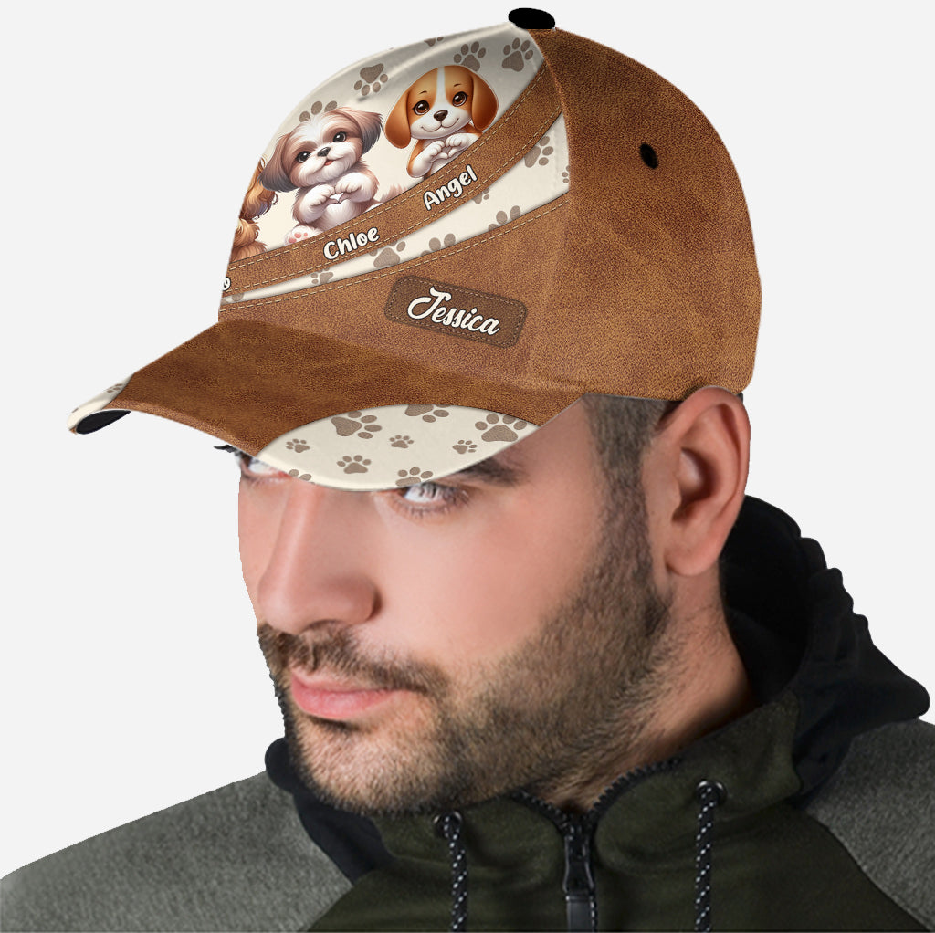 Cute Lovely Dogs - Personalized Dog Classic Cap