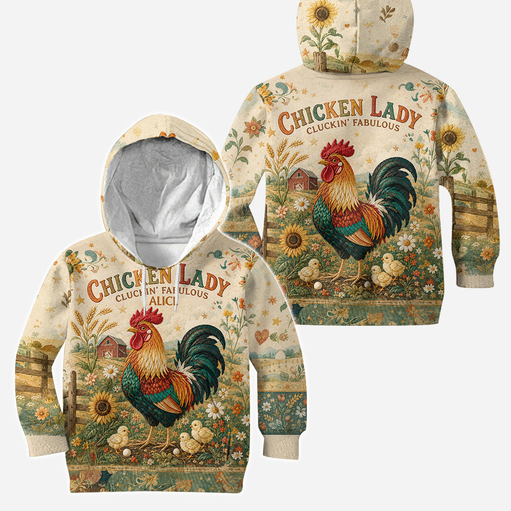Cluckin' Fabulous - Personalized Chicken Hoodie and Leggings